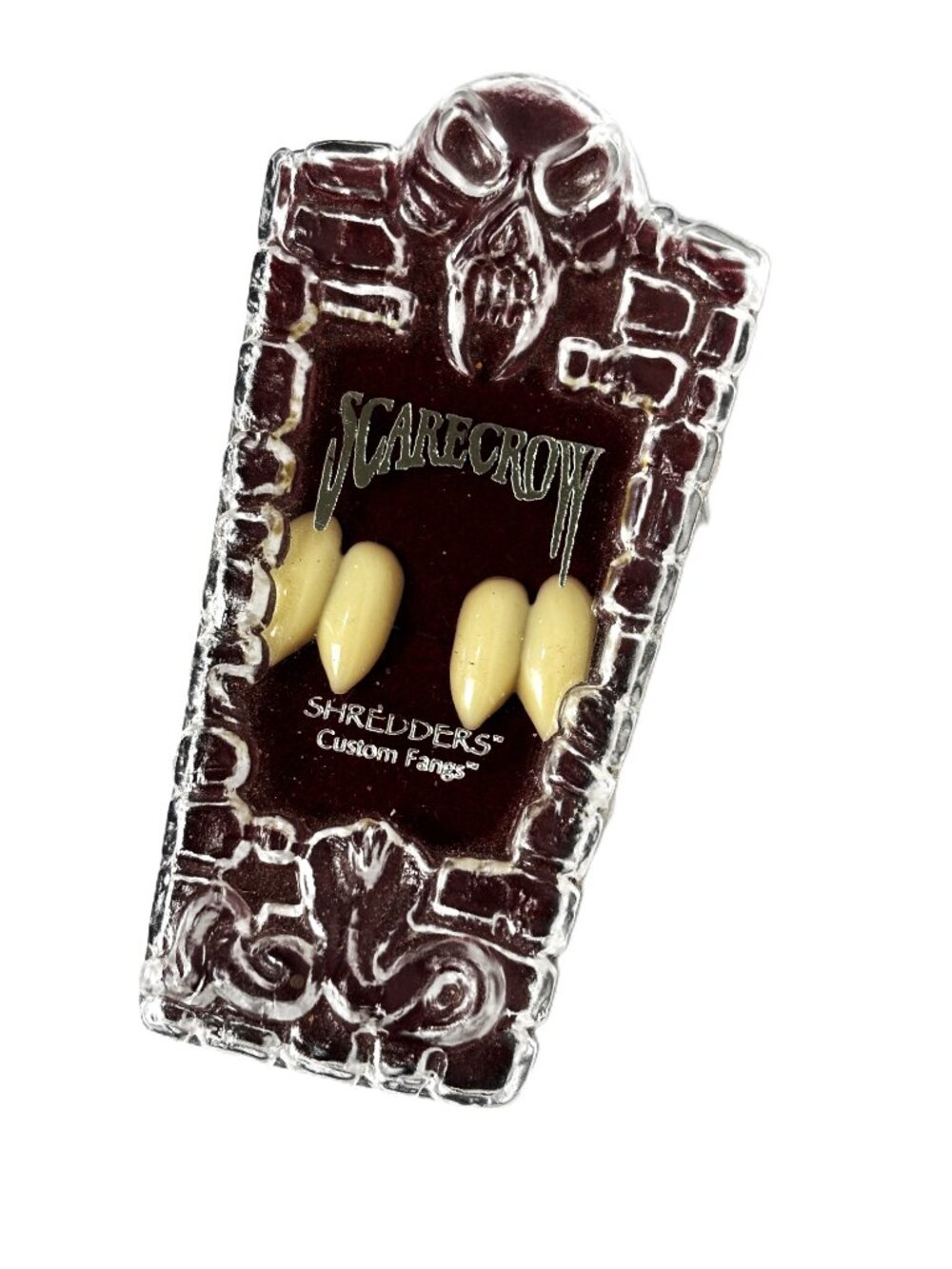 Vampire Deluxe Double Shredders Fangs Teeth by Scarecrow Unisex NWOT NOS